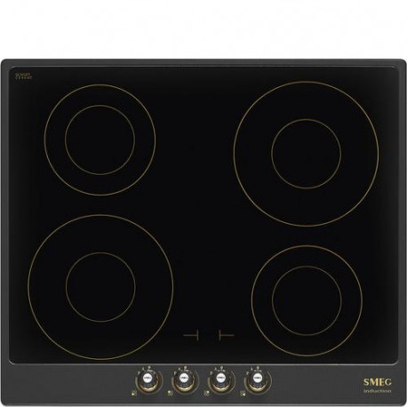 Smeg Cortina Si Aom Hob Anthracite Built In Cm Zone Induction Hob