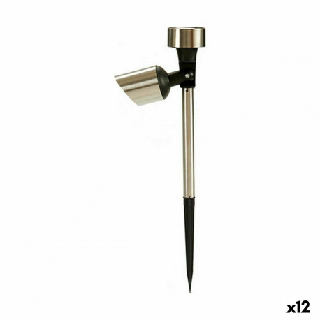 Marker Ibergarden BH18058 BH18058 Silver Steel 15 x 10 x 28 cm 15 x 29 x 10 cm Articulated Solar cha
