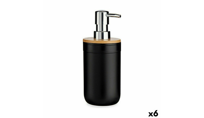 Дозатор мыла Berilo 51710 Чёрный Бамбук полипропилен 350 ml 8 x 17 x 9 cm (6 штук)