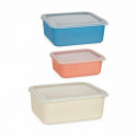 Set of organiser trays Bamboo Melamin (6 Units)