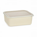 Paplāte ar vāku Bambuss Melamīna Dzeltens 17 x 8 x 23,5 cm (6 gb.)