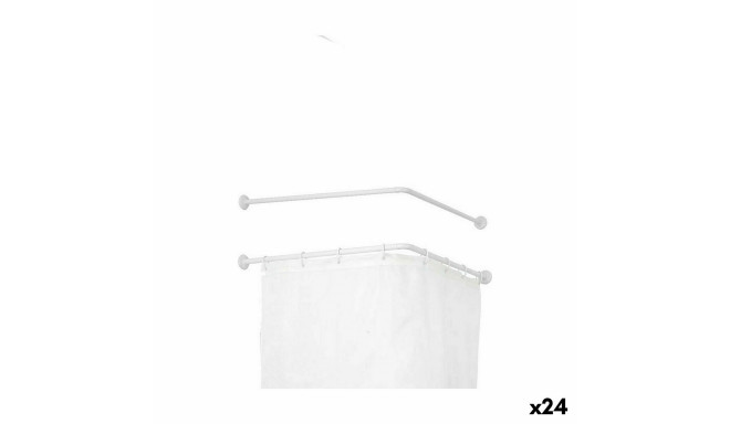 Kardinapuu Berilo B0769L Valge Alumiinium 80 cm Duši jaoks (24 Ühikut)