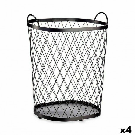 Basket Gift Decor B2608 B2608 Black Metal 40 L (4 Units)
