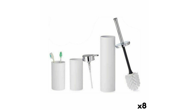 Vannikomplekt Berilo B6274 S3-3 B6274 S3-3 Valge Plastmass 16,5 x 8 x 32,5 cm (8 Ühikut)