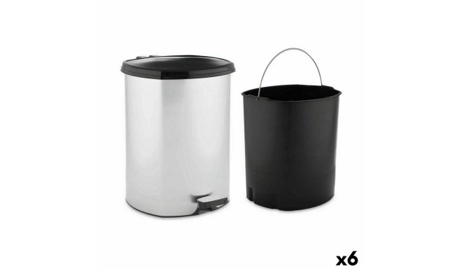 Pedal bin Berilo D003-1 D003-1 Silver Plastic 11 L (6 Units)