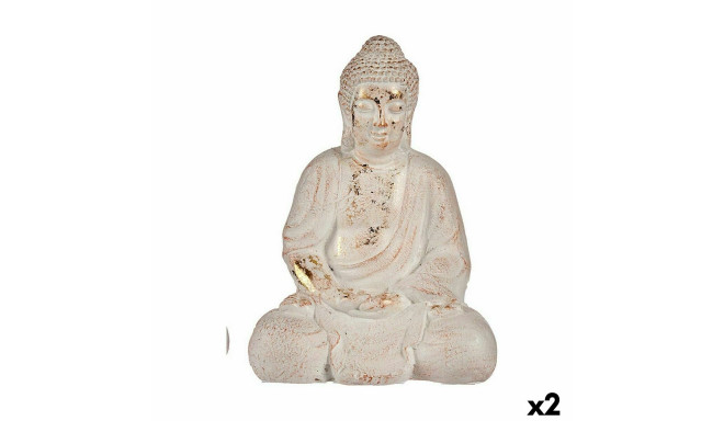 Decorative Garden Figure Buddha Polyresin 22,5 x 41,5 x 29,5 cm (2 Units)