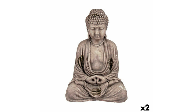 Dekoratīva figūra dārzam Buda Polirezīns 22,5 x 40,5 x 27 cm (2 gb.)