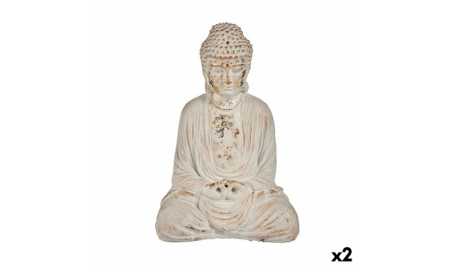 Decorative Garden Figure Ibergarden CC20403 CC20403 Polyresin Buddha 22,5 x 40,5 x 27 cm (2 Units)