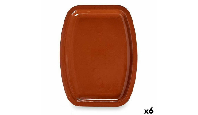 Oven Dish La Dehesa 0440 0440 Baked clay 30 x 4 x 40 cm 40 x 4 x 30 cm (6 Units)