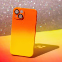 Fusion Neogradient 1 case silikoonist ümbris Apple iPhone 13 oranžinė - geltona