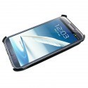 4World kaitseümbris Leather Samsung Galaxy Note II, must