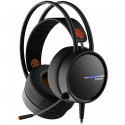 CANYON INTERCEPTOR GH-8A, Gaming headset 3.5mm jack plus USB connector for LED backlight, adjustable