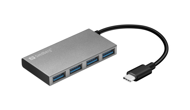 Sandberg 136-20 USB-C to 4 xUSB 3.0 Pocket Hub