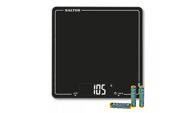 Salter 1193 BKDRUP Connected Electronic Kitchen Scale - Black