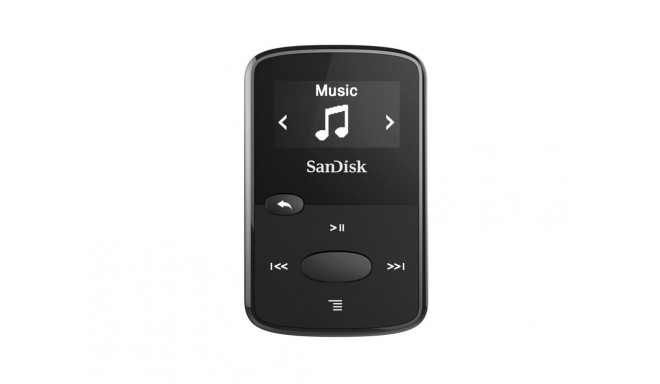 Sandisk CLip Jam MP3 Player 8GB, microSDHC, Radio FM, Black