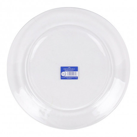 Flat Plate Duralex Lys Transparent Ø 28 x 28 x 2,5 cm
