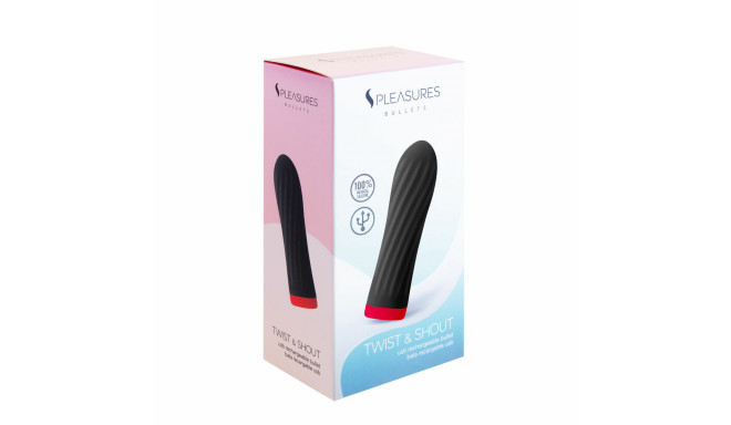 Lodveida Vibrators S Pleasures Melns (8,5 x 2,5 cm)