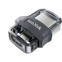 Sandisk Ultra Dual m3.0 USB flash drive 64 GB USB Type-A / Micro-USB 3.2 Gen 1 (3.1 Gen 1) Black,Sil