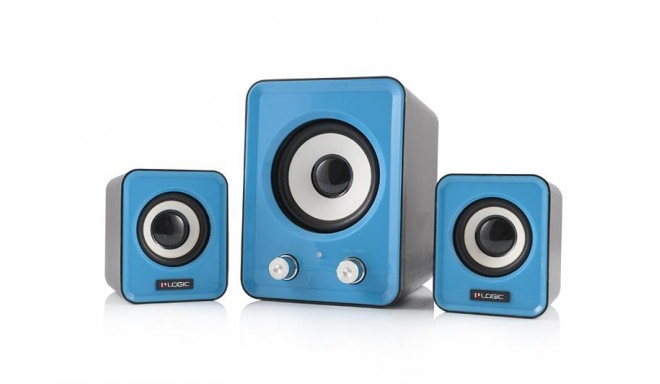 LOGIC Speakers LS-20 blue [ 2.1]