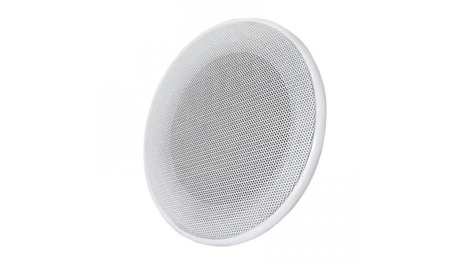 Qoltec SUPER BASS CELING SPEAKER | RMS 10W | 16cm | 8 Om | TRAFO | white