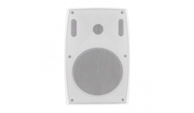 Qoltec SUPER BASS TWO WAY WALL SPEAKER| RMS 30W | 25cm | 8 Om | TRAFO | white