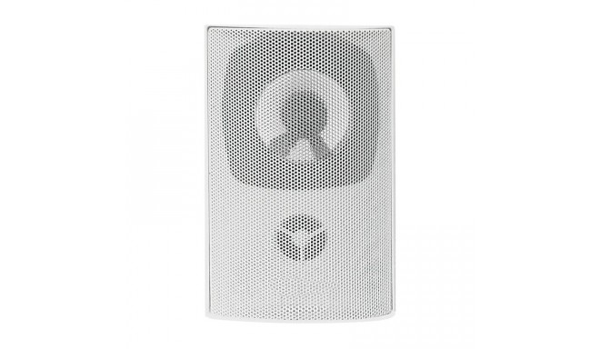 Qoltec SUPER BASS TWO WAY WALL SPEAKER| RMS 10W | 15cm | 8 Om | TRAFO | white