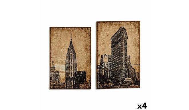 Полотно New York 90 x 3 x 60 cm (4 штук)