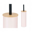 Tualetes Birste Rozā Metāls Bambuss Plastmasa 9,5 X 27 X 9,5 cm (6 gb.)