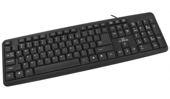 TITANUM TK101 - Keyboard Standard USB | 104 Keys | STANDARD