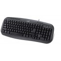 Genius keyboard KB-M200 Multimedia US, black