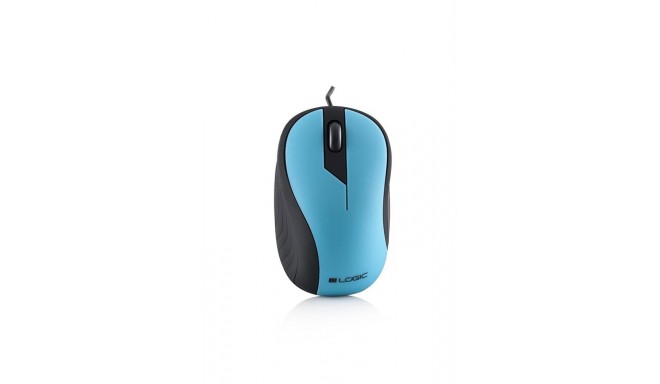 LOGIC Optical Mouse Black LM-14 USB blue