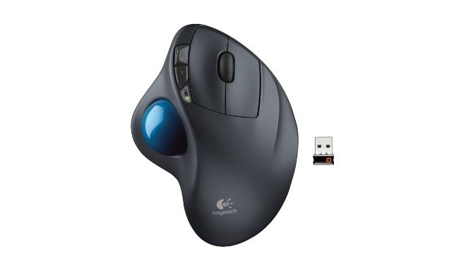 Logitech mouse M570 Wireless Trackball, black