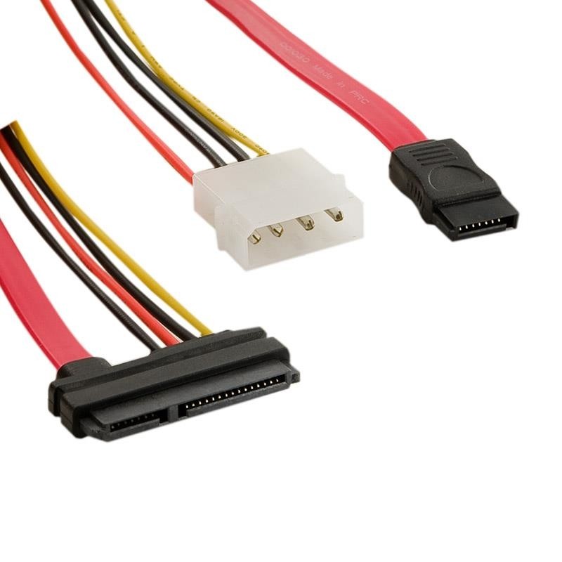 4World HDD Power Cable | SATA 3 | SATA | 45cm | data transfer | red