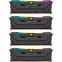 Corsair DDR4 - 32 GB -3200 - CL - 16 - Quad-Kit, RAM (black, CMH32GX4M4E3200C16, Vengeance RGB PRO S