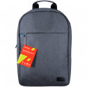 CANYON BP-4, Backpack for 15.6'' laptop, material 300D polyeste, Gray, 450*285*85mm,0.5kg,capacity 1