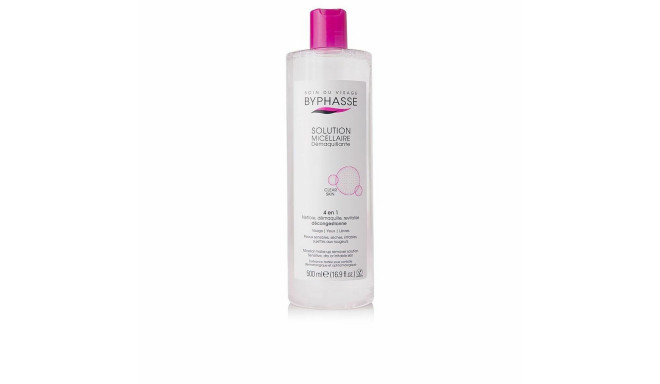 Make Up Remover Micellar Water Byphasse 1000025005 4-in-1 500 ml