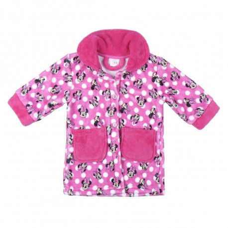 Children's Dressing Gown Minnie Mouse Pink - 18 Months