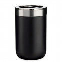 Toothbrush Holder Black Silver Plastic 7,7 x 11,2 x 7,7 cm (6 Units)