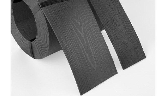 Бордюр для газона WOOD BORDER 130мм x 2,8мм x 10м – серый