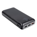Power Bank VEGER L30 - 30 000mAh LCD Quick Charge PD 20W black (W3008PD )