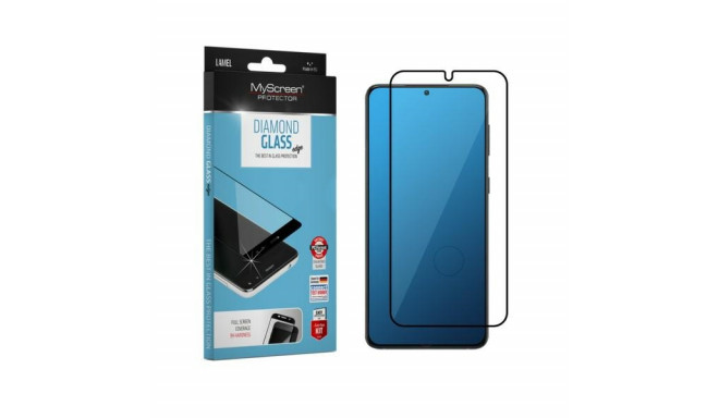 MyScreen diamond aizsargstikls pilnam ekrānam Samsung G996 Galaxy S21 Plus 5G melns