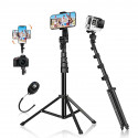 Fusion universaalne statiiv | selfie stick | hoidik GOPRO | telefon | fotokaamera 160 cm + pult