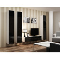 Cama Full cabinet VIGO '180' 180/40/30 white/black gloss