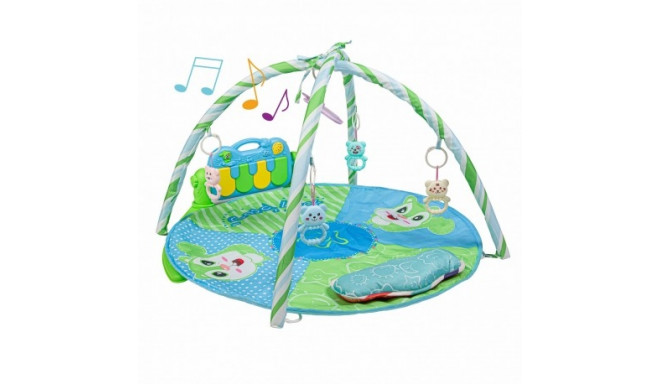 Interaktyvus, muzikinis kilimėlis vaikams, žalias