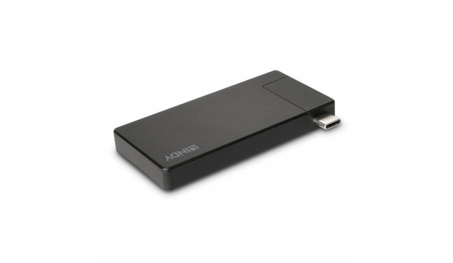 USB-jaotur LINDY 43336 Must