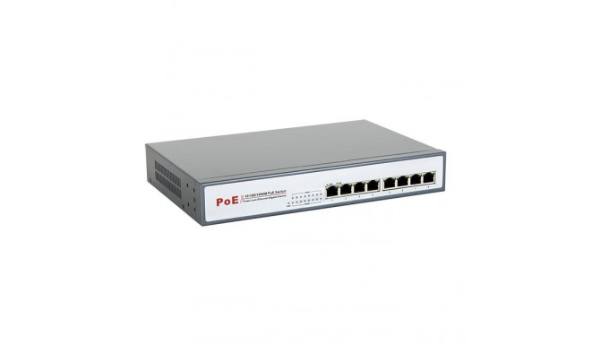 8level GEPS-2808 Switch PoE 8-ports Gigabit (8 ports PoE,25.5 W/Port ,max 250)