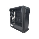 Zalman Z1 Plus ATX Mid Tower PC Case Pre-installed 2 x 120mm blue LED fan in front 1 Midi Tower Blac