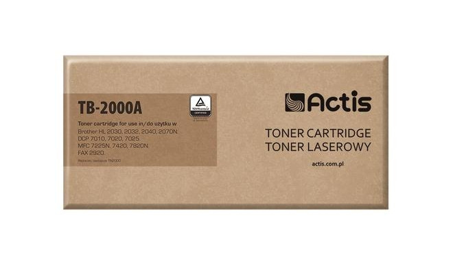 Actis TB-2000A toner (replacement for Brother TN2000 / TN2005; Standard; 2500 pages; black)