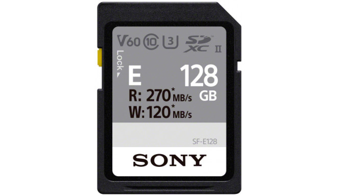 Sony карта памяти SDXC 128GB E UHS-II C10 U3 V60