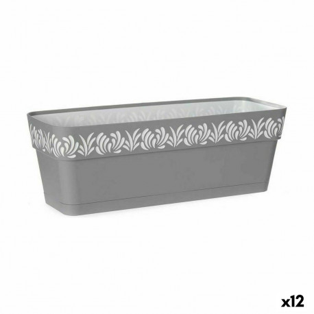 Istutuskast Stefanplast Gaia Hall Plastmass 49,5 x 17 x 19 cm (12 Ühikut)
